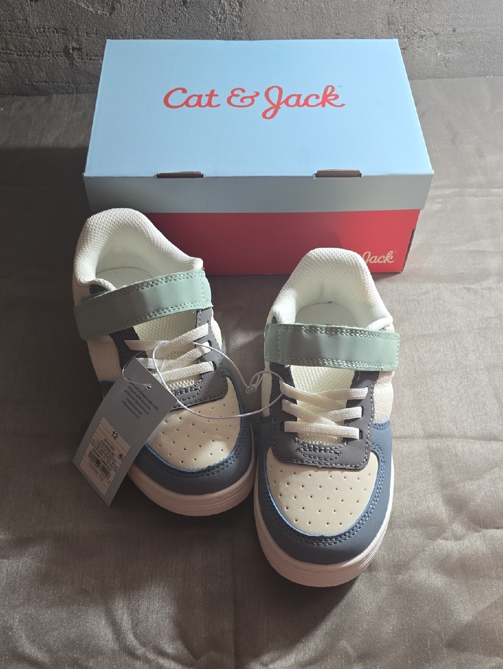 Cat & Jack Kids' Sneakers in Blue and Mint Green